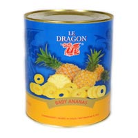 41569 - ANANAS BABY 110 / 125 TRANCHES AU SIROP