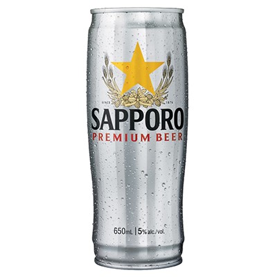 BEER SAPPORO SILVER CAN